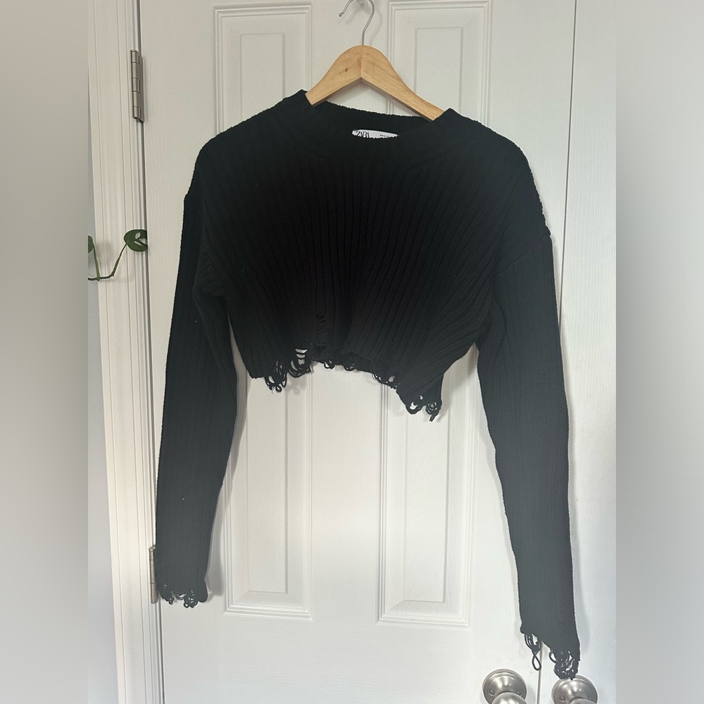 Cropped Grunge Zara Sweater